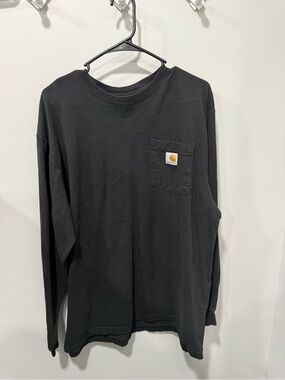 Mens size large carhartt black long sleeve